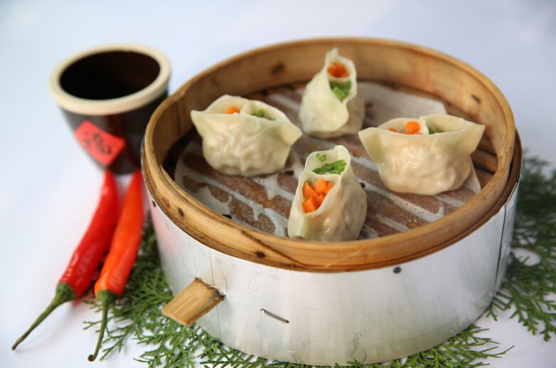 2.茶笋鸳鸯饺